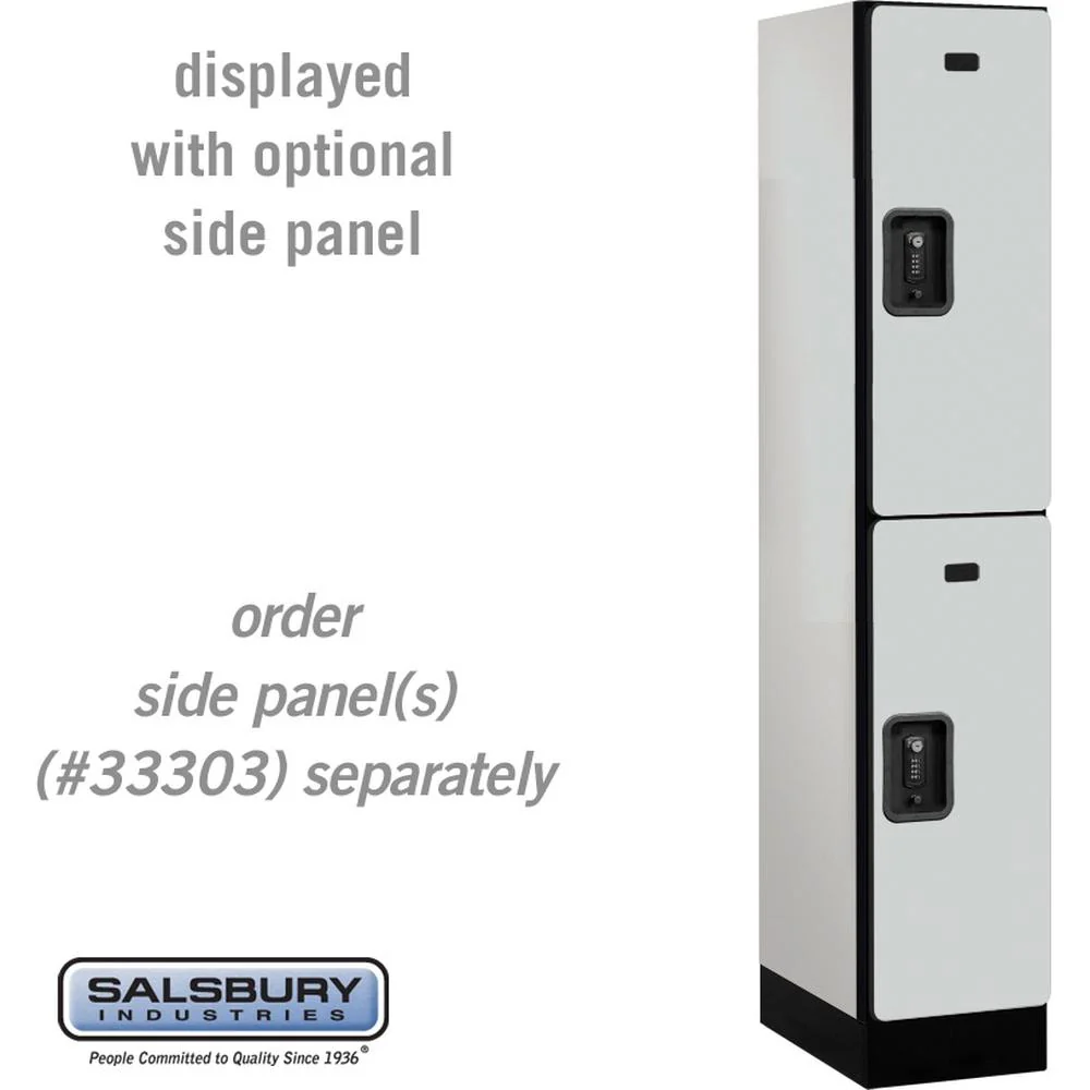 12" Wide Double Tier Designer Wood Locker - 1 Wide - 5 Feet High - 18" Deep by Salsbury - Image 24