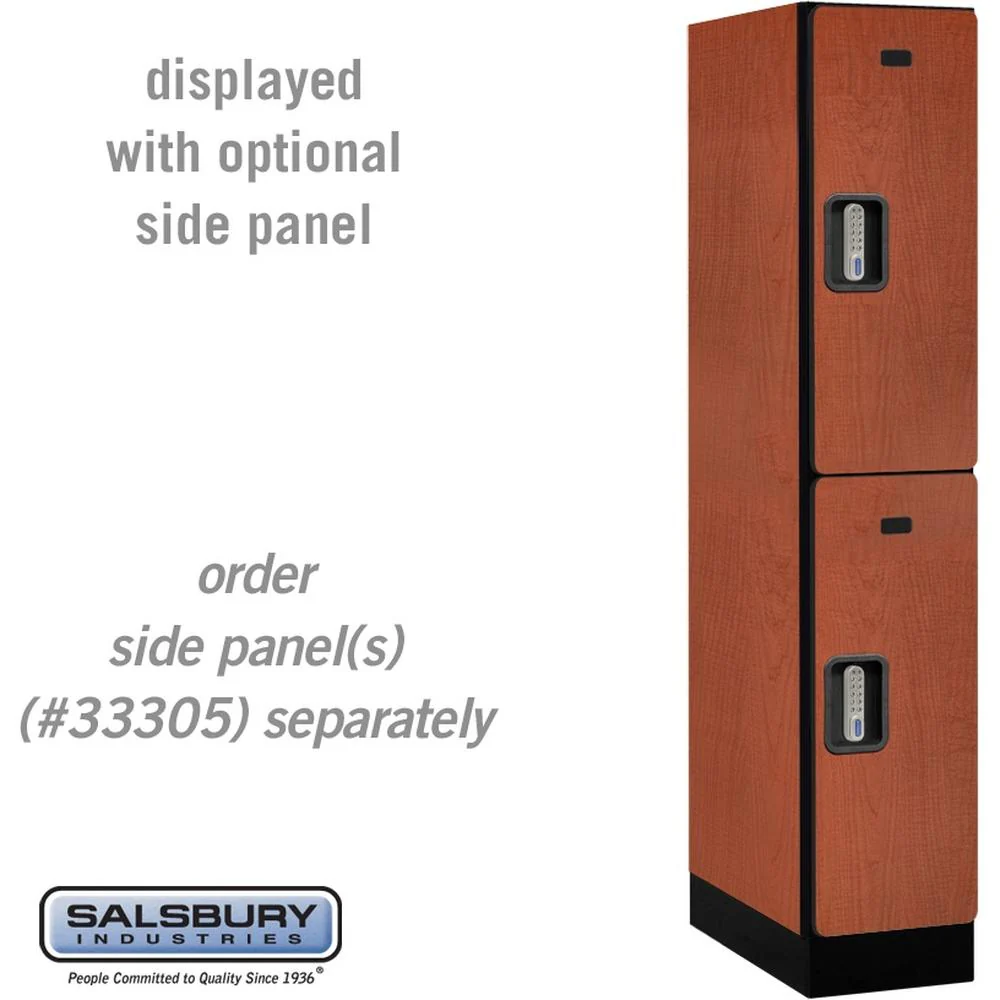 12" Wide Double Tier Designer Wood Locker - 1 Wide - 5 Feet High - 21" Deep by Salsbury - Image 20