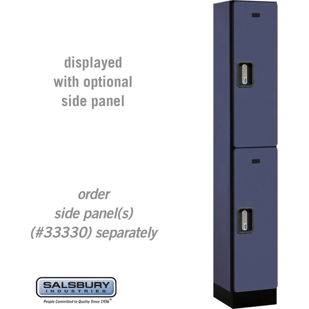 12" Wide Double Tier Designer Wood Locker - 1 Wide - 6 Feet High - 15" Deep by Salsbury - Image 15