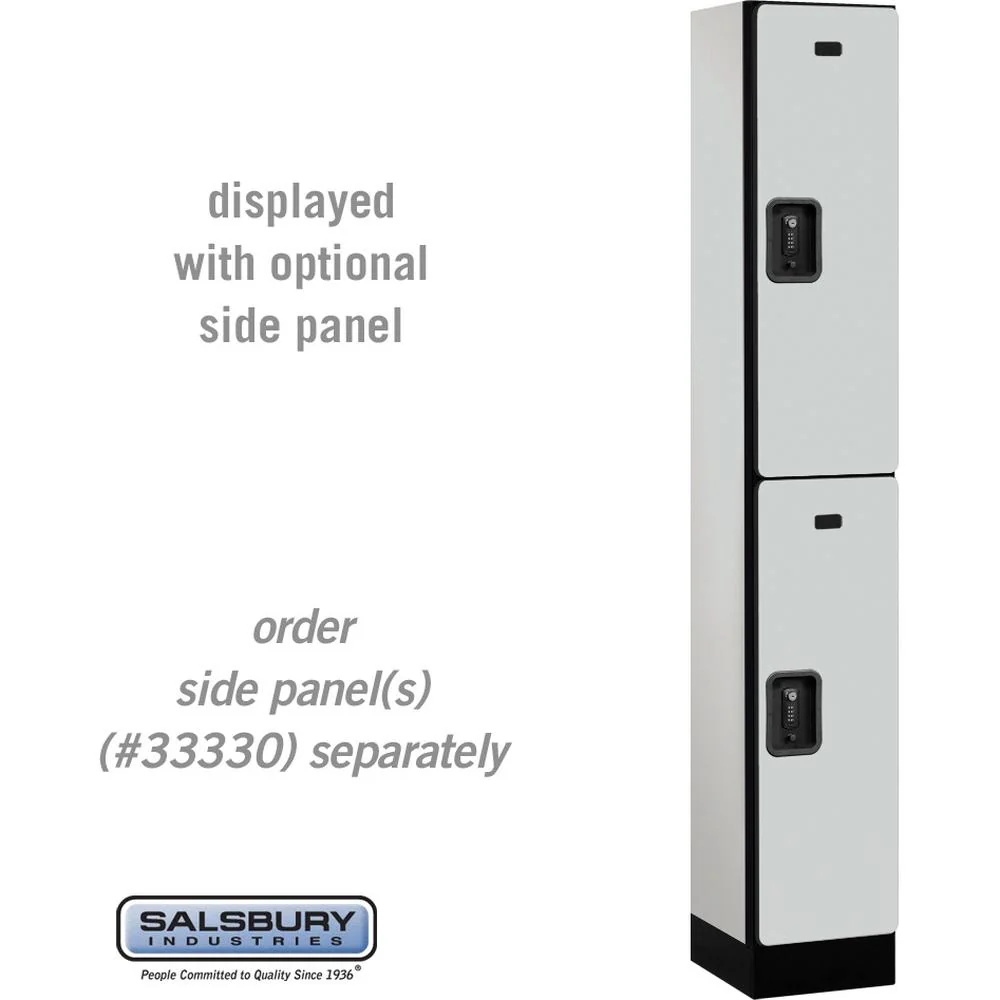 12" Wide Double Tier Designer Wood Locker - 1 Wide - 6 Feet High - 15" Deep by Salsbury - Image 24