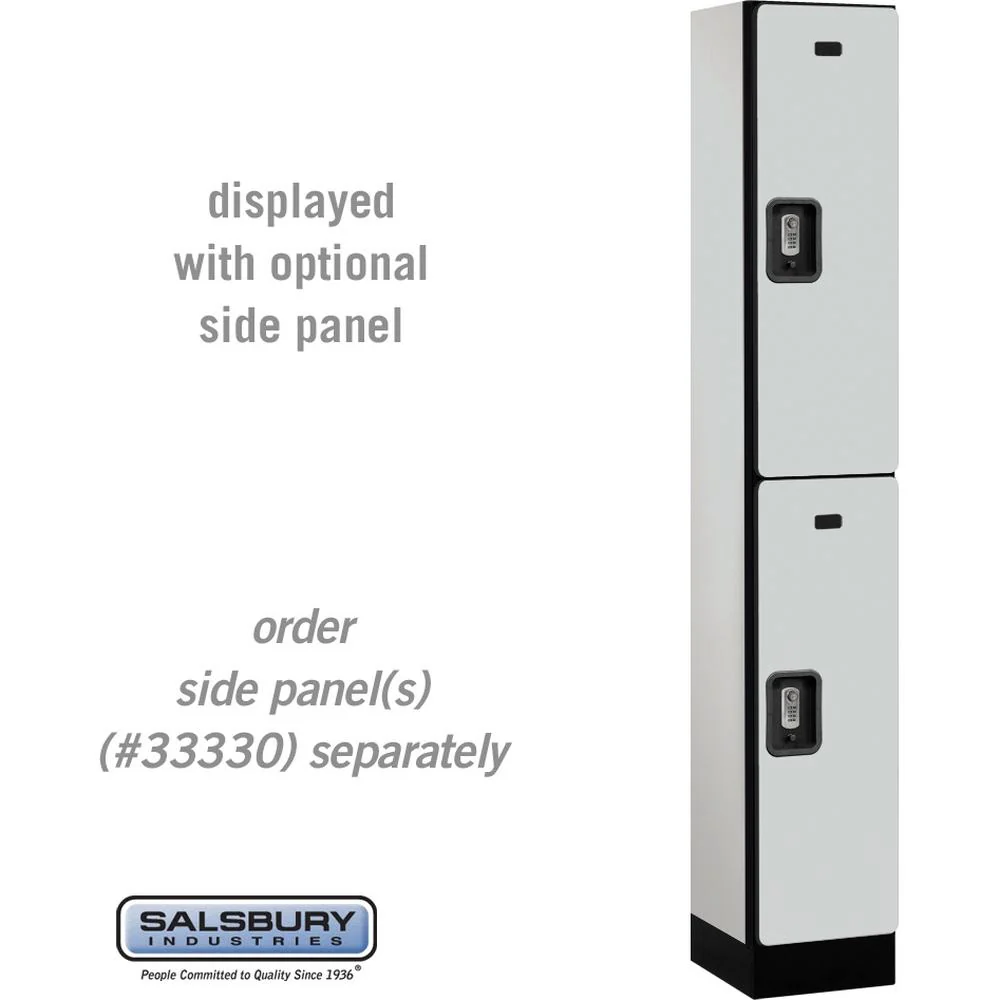 12" Wide Double Tier Designer Wood Locker - 1 Wide - 6 Feet High - 15" Deep by Salsbury - Image 26