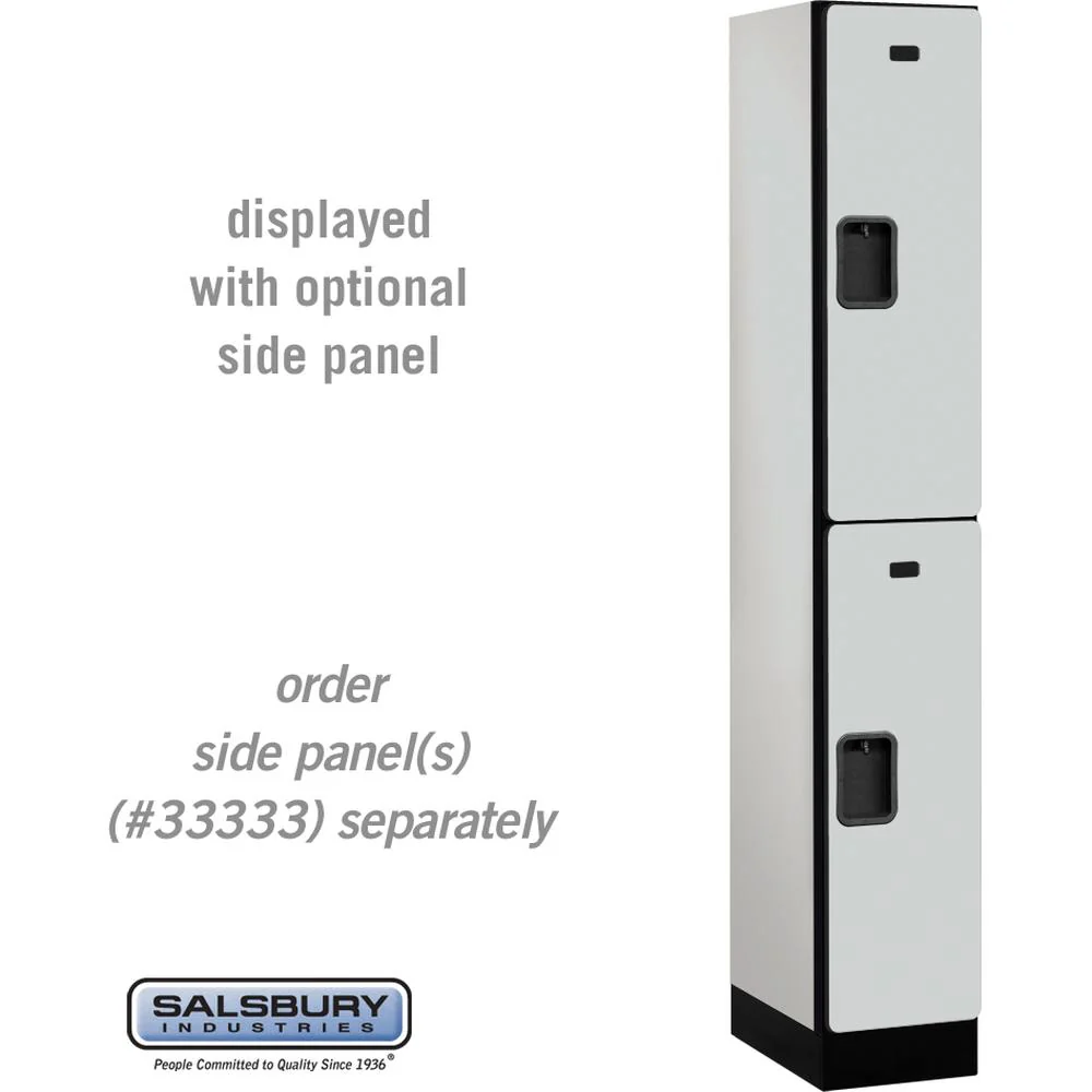 12" Wide Double Tier Designer Wood Locker - 1 Wide - 6 Feet High - 18" Deep by Salsbury - Image 22