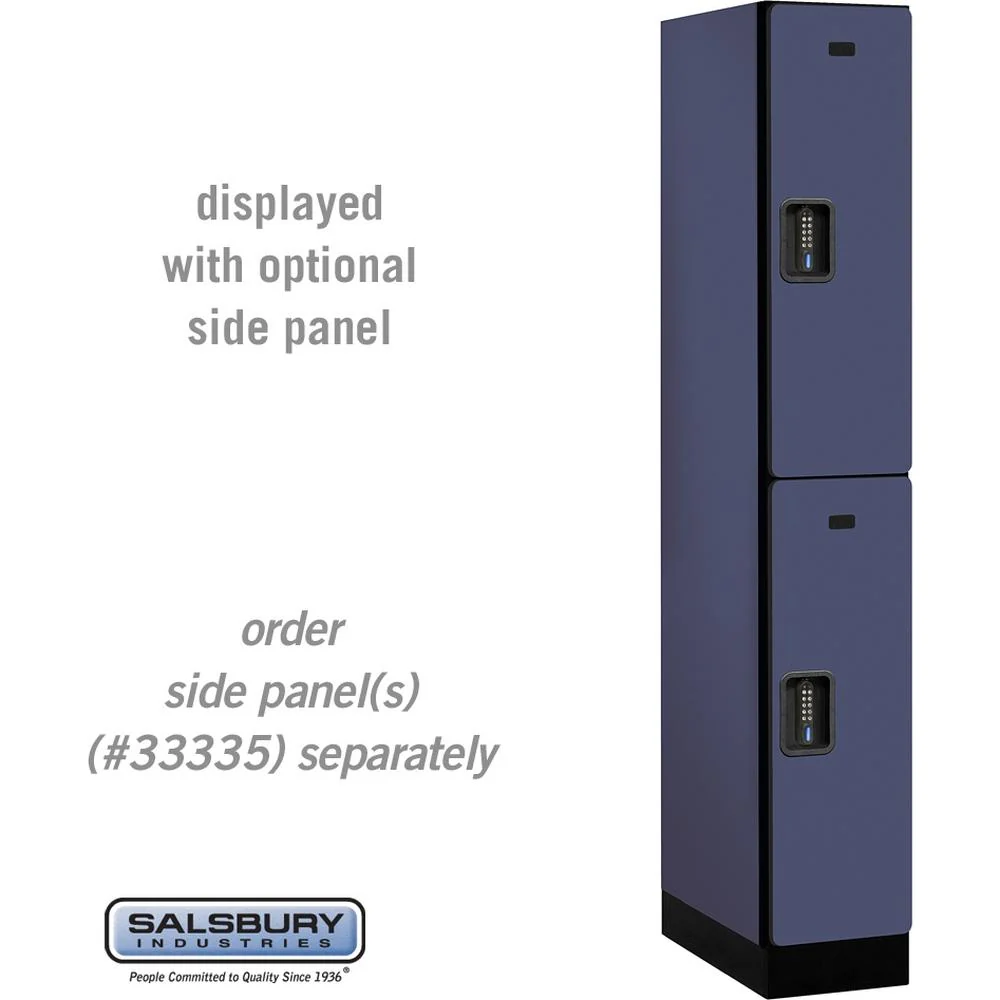 12" Wide Double Tier Designer Wood Locker - 1 Wide - 6 Feet High - 21" Deep by Salsbury - Image 13
