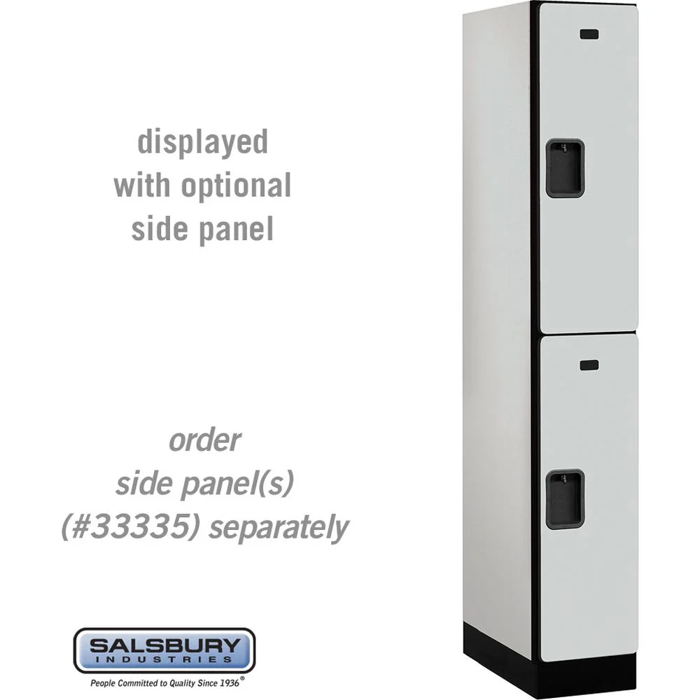 12" Wide Double Tier Designer Wood Locker - 1 Wide - 6 Feet High - 21" Deep by Salsbury - Image 22