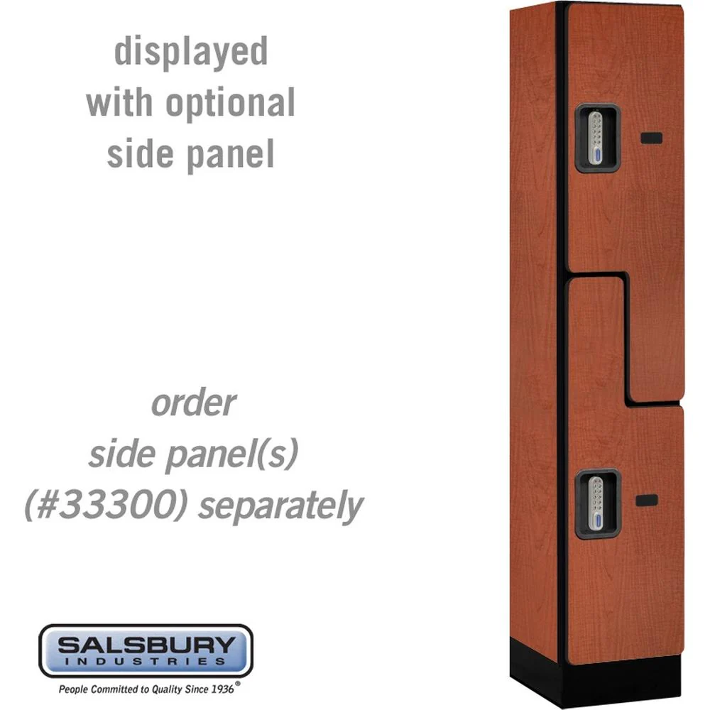 12" Wide Double Tier 'S' Style Designer Wood Locker - 1 Wide - 5 Feet High - 15" Deep by Salsbury - Image 20