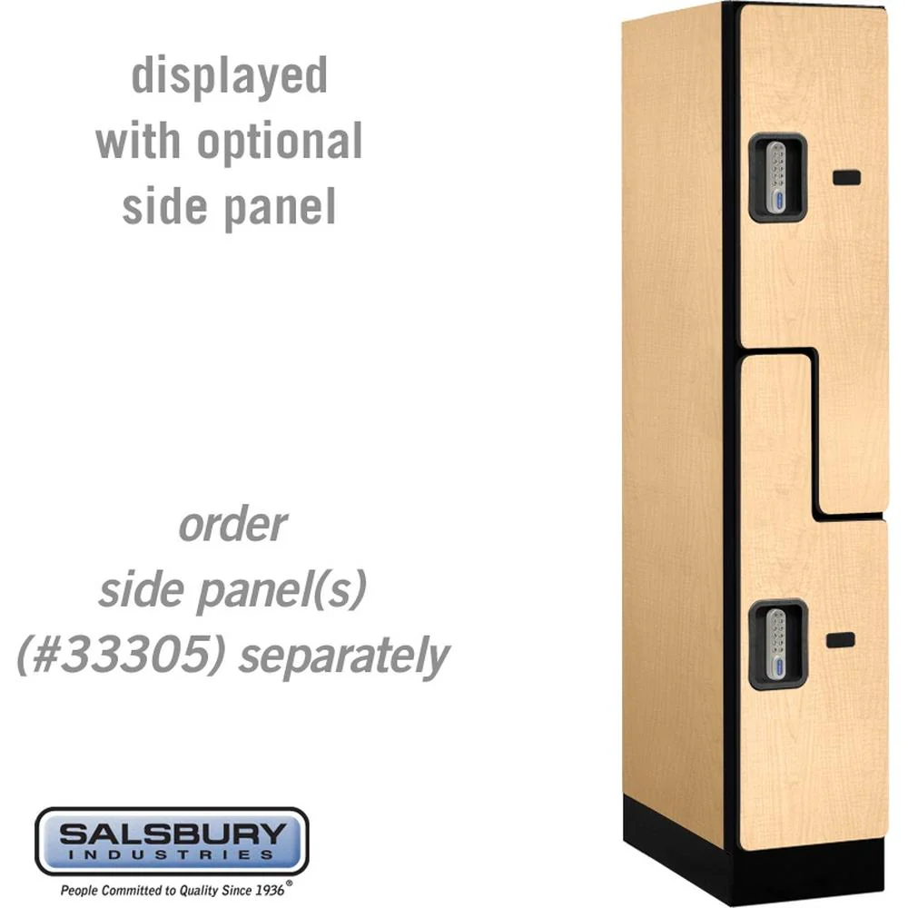 12" Wide Double Tier 'S' Style Designer Wood Locker - 1 Wide - 5 Feet High - 21" Deep by Salsbury - Image 35