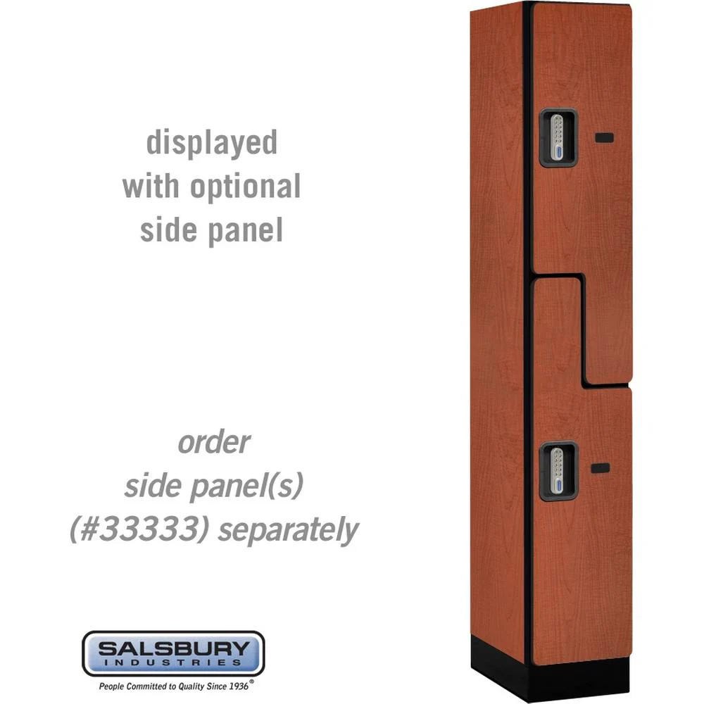 12" Wide Double Tier 'S' Style Designer Wood Locker - 1 Wide - 6 Feet High - 18" Deep by Salsbury - Image 20