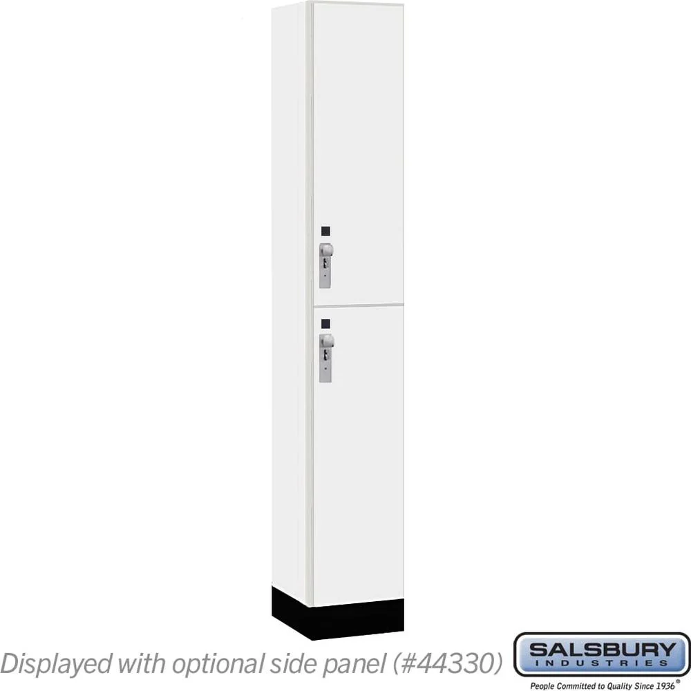 12" Wide Premier Wood Locker - Double Tier-1 Wide - 6 Feet High - 15" Deep by Salsbury - Image 10