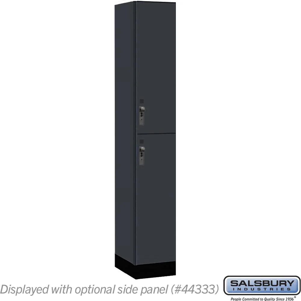 12" Wide Premier Wood Locker - Double Tier-1 Wide - 6 Feet High - 18" Deep by Salsbury - Image 13