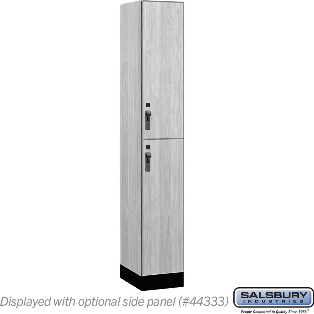 12" Wide Premier Wood Locker - Double Tier-1 Wide - 6 Feet High - 18" Deep by Salsbury - Image 25