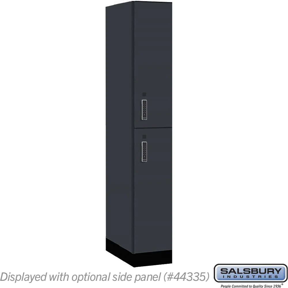 12" Wide Premier Wood Locker - Double Tier-1 Wide - 6 Feet High - 21" Deep by Salsbury - Image 14