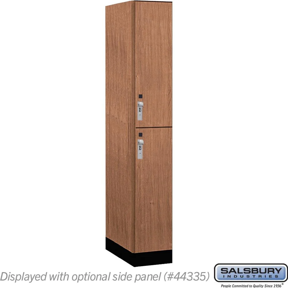 12" Wide Premier Wood Locker - Double Tier-1 Wide - 6 Feet High - 21" Deep by Salsbury - Image 22