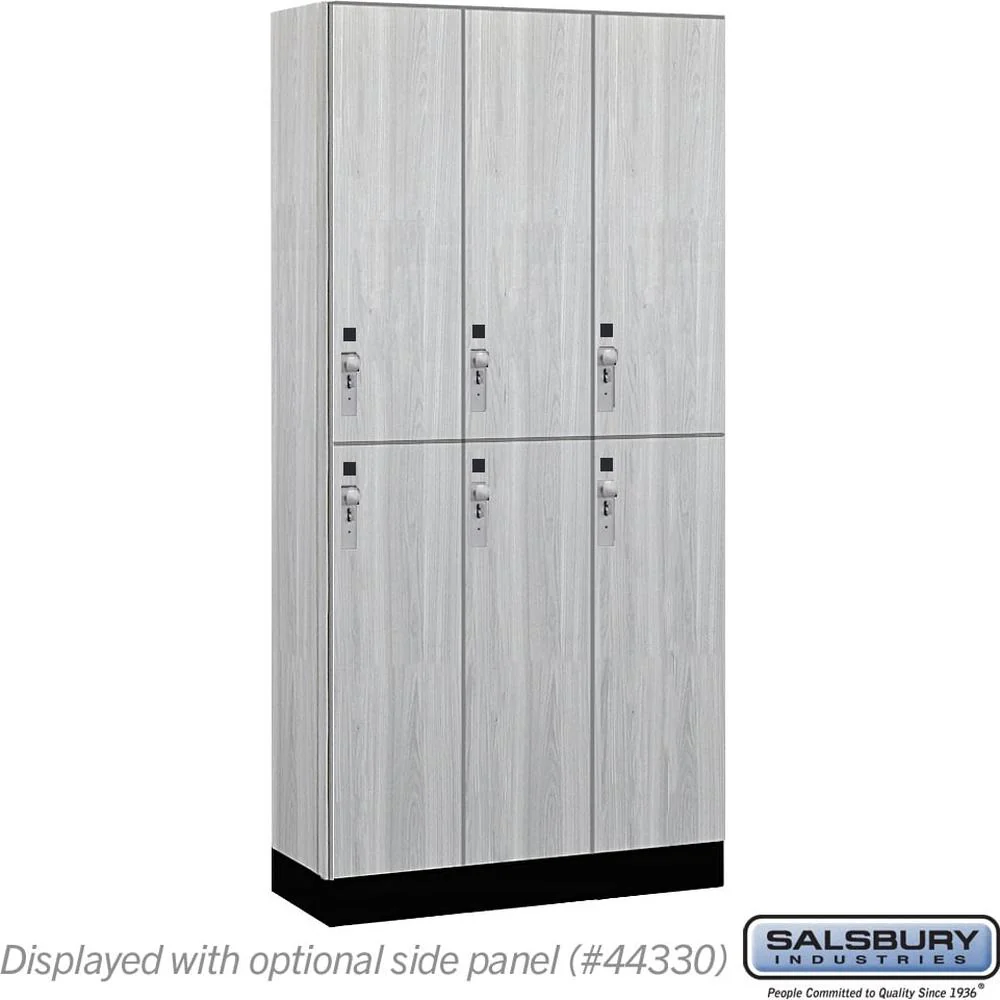 12" Wide Premier Wood Locker - Double Tier-3 Wide - 6 Feet High - 15" Deep by Salsbury - Image 28