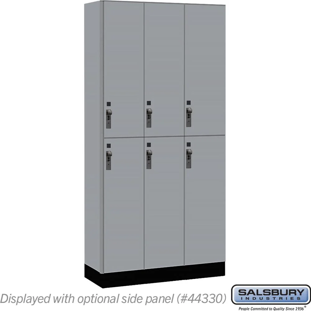 12" Wide Premier Wood Locker - Double Tier-3 Wide - 6 Feet High - 15" Deep by Salsbury - Image 31