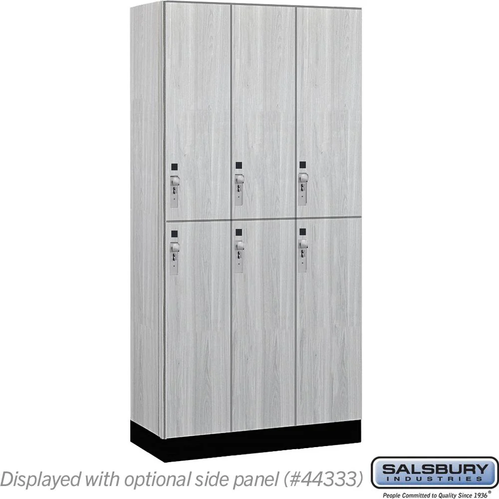 12" Wide Premier Wood Locker - Double Tier-3 Wide - 6 Feet High - 18" Deep by Salsbury - Image 28