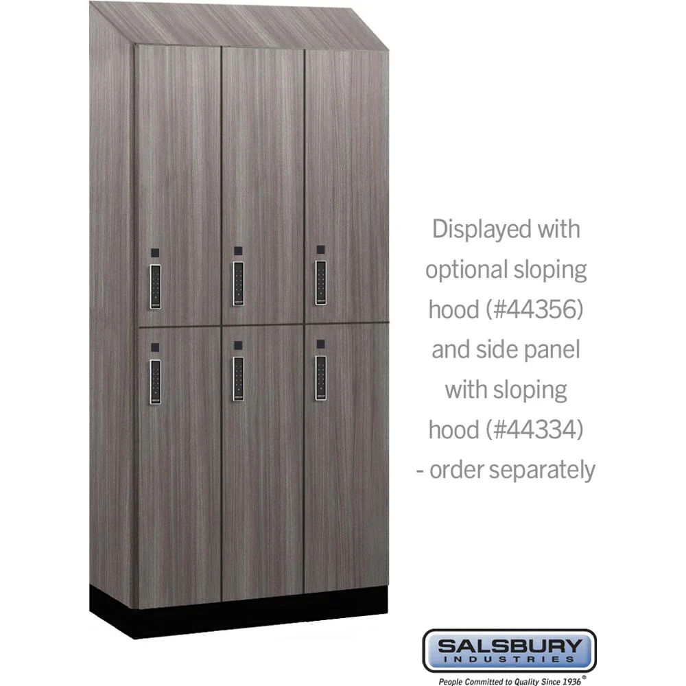 12" Wide Premier Wood Locker - Double Tier-3 Wide - 6 Feet High - 18" Deep by Salsbury - Image 32