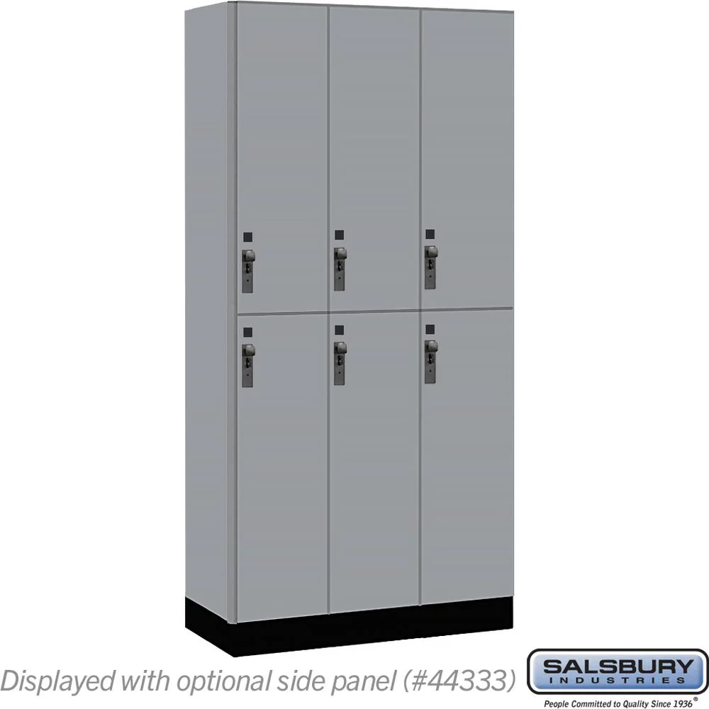 12" Wide Premier Wood Locker - Double Tier-3 Wide - 6 Feet High - 18" Deep by Salsbury - Image 37