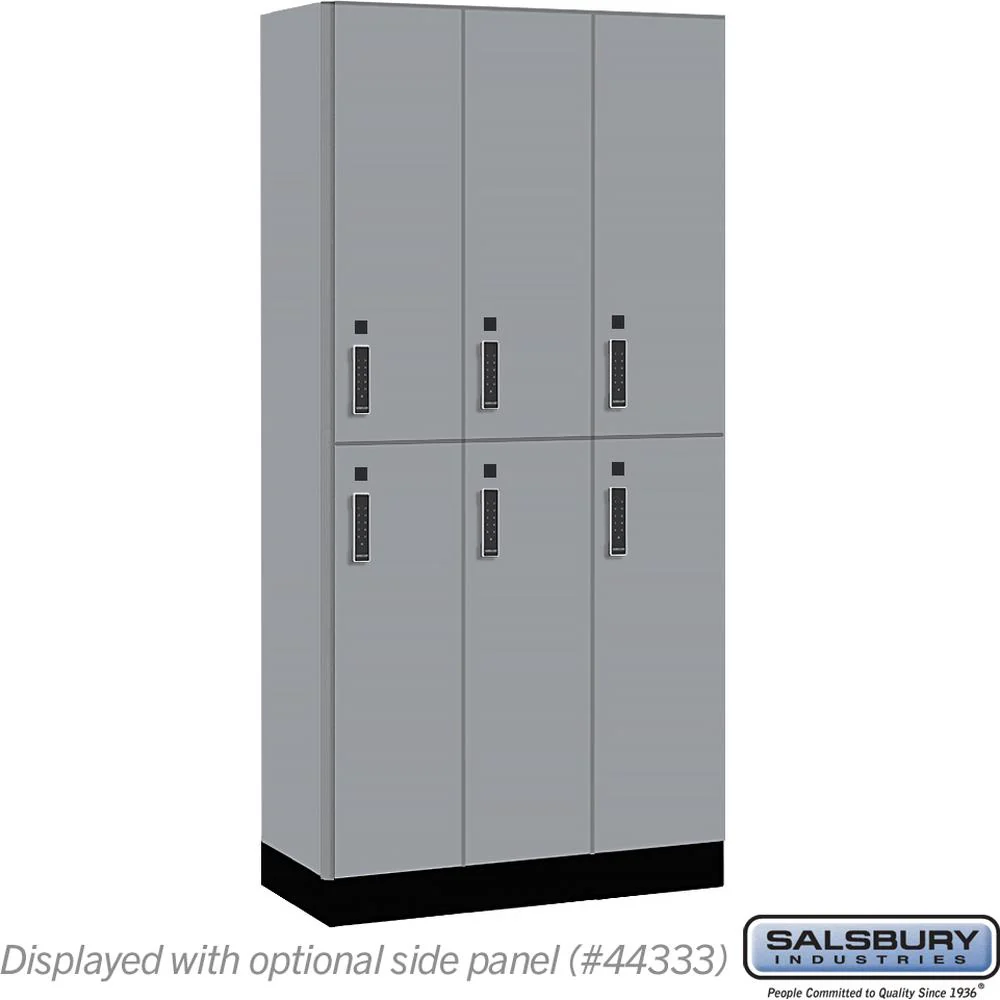 12" Wide Premier Wood Locker - Double Tier-3 Wide - 6 Feet High - 18" Deep by Salsbury - Image 38
