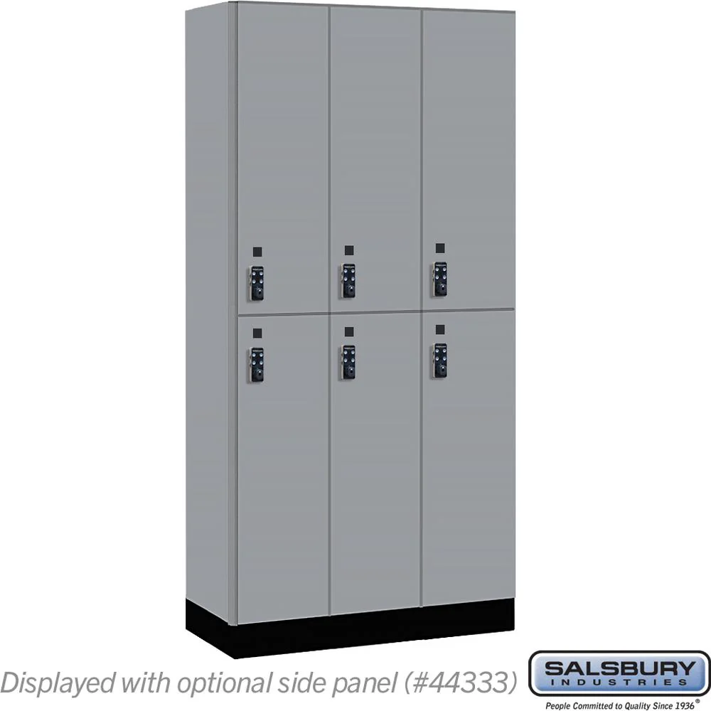 12" Wide Premier Wood Locker - Double Tier-3 Wide - 6 Feet High - 18" Deep by Salsbury - Image 39