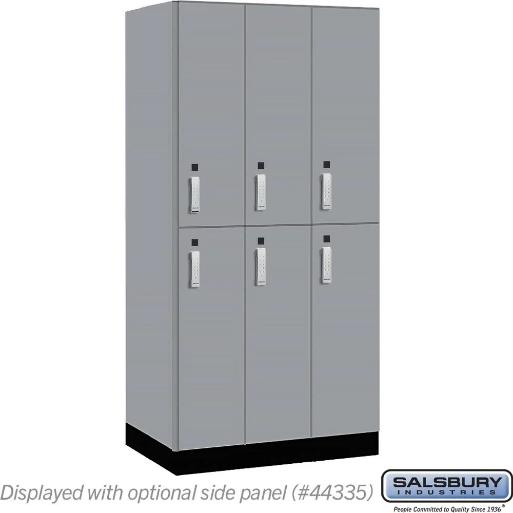 12" Wide Premier Wood Locker - Double Tier-3 Wide - 6 Feet High - 21" Deep by Salsbury - Image 41