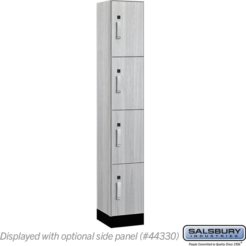 12" Wide Premier Wood Locker - Four Tier-1 Wide - 6 Feet High - 15" Deep by Salsbury - Image 29