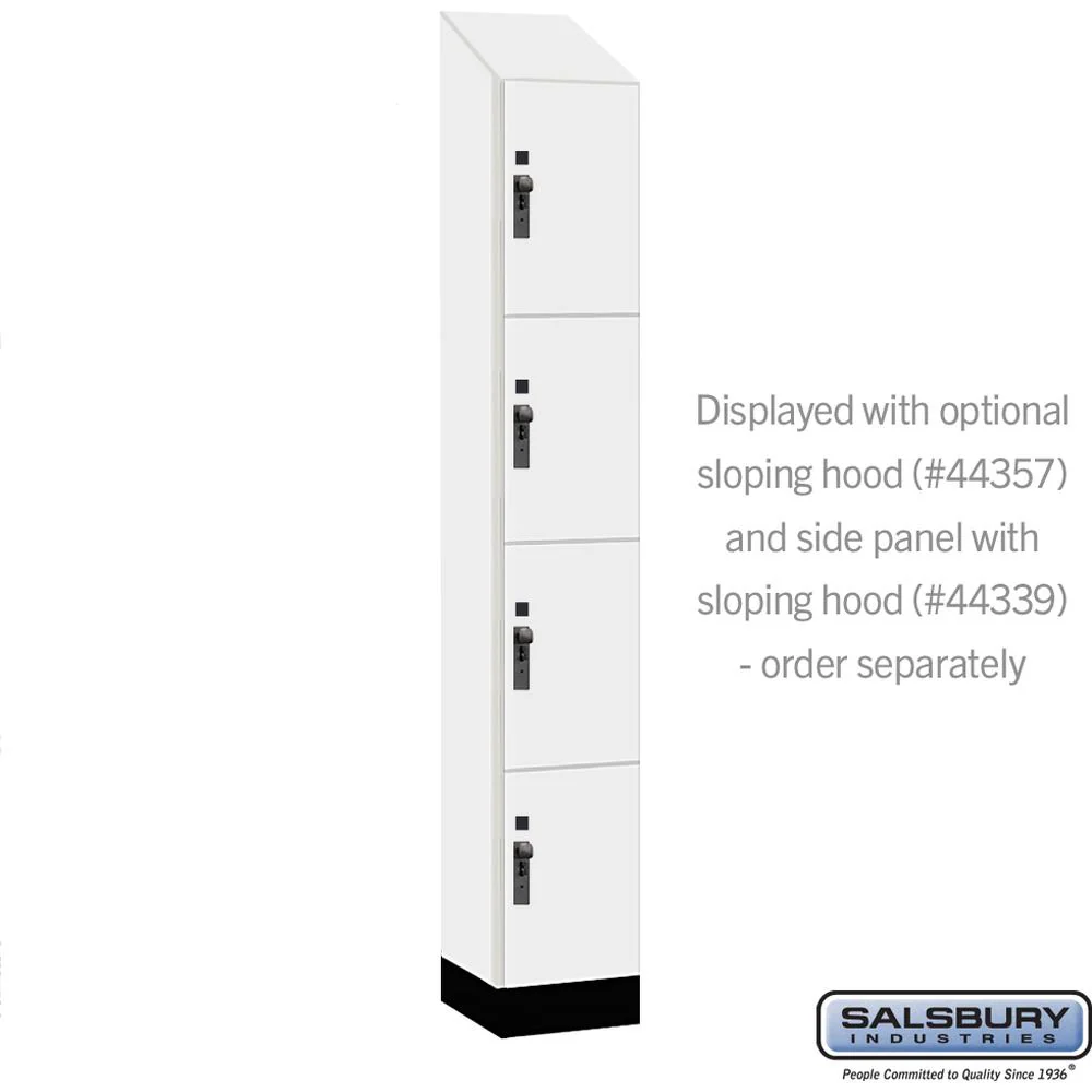 12" Wide Premier Wood Locker - Four Tier-1 Wide - 6 Feet High - 15" Deep by Salsbury - Image 7