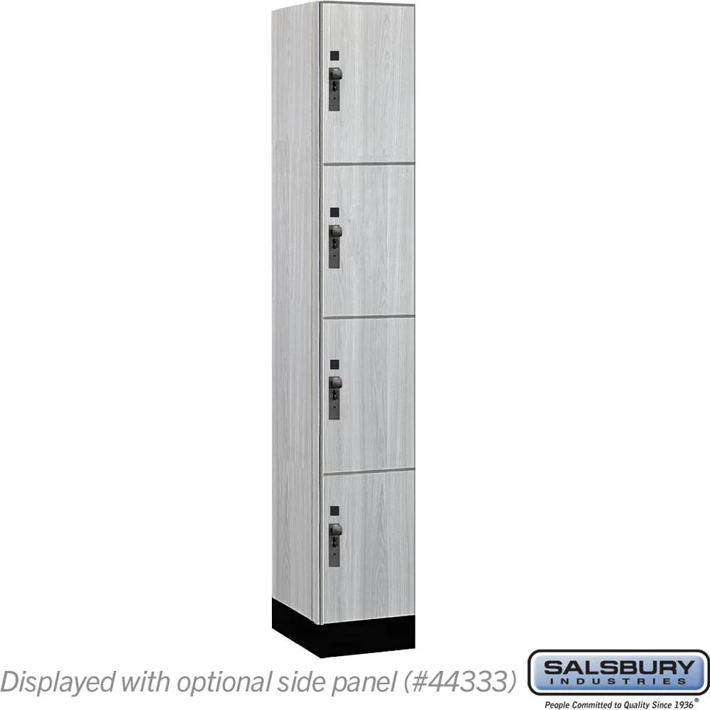 12" Wide Premier Wood Locker - Four Tier-1 Wide - 6 Feet High - 18" Deep by Salsbury - Image 25
