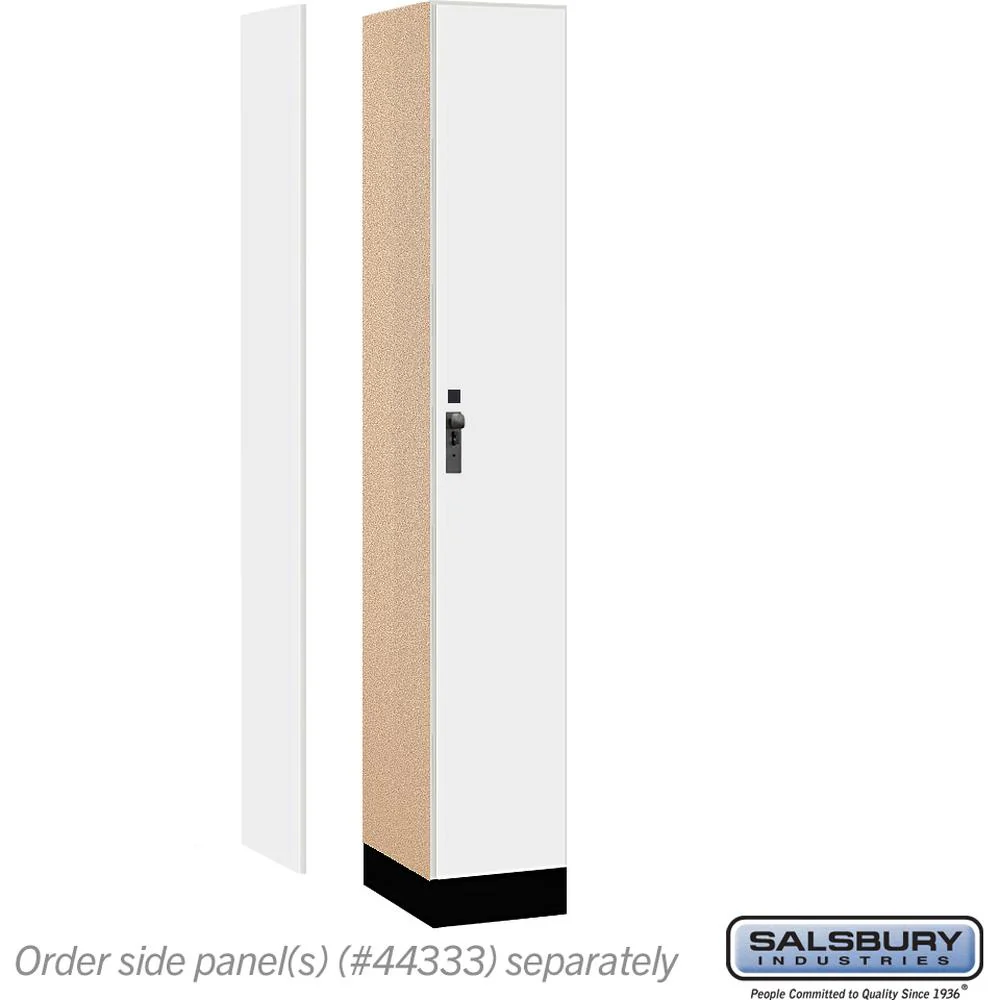 12" Wide Premier Wood Locker - Single Tier - 1 Wide - 6 Feet High - 18" Deep by Salsbury - Image 2