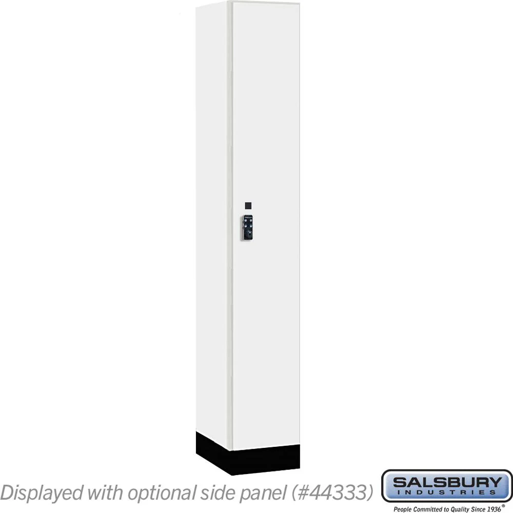 12" Wide Premier Wood Locker - Single Tier - 1 Wide - 6 Feet High - 18" Deep by Salsbury - Image 9