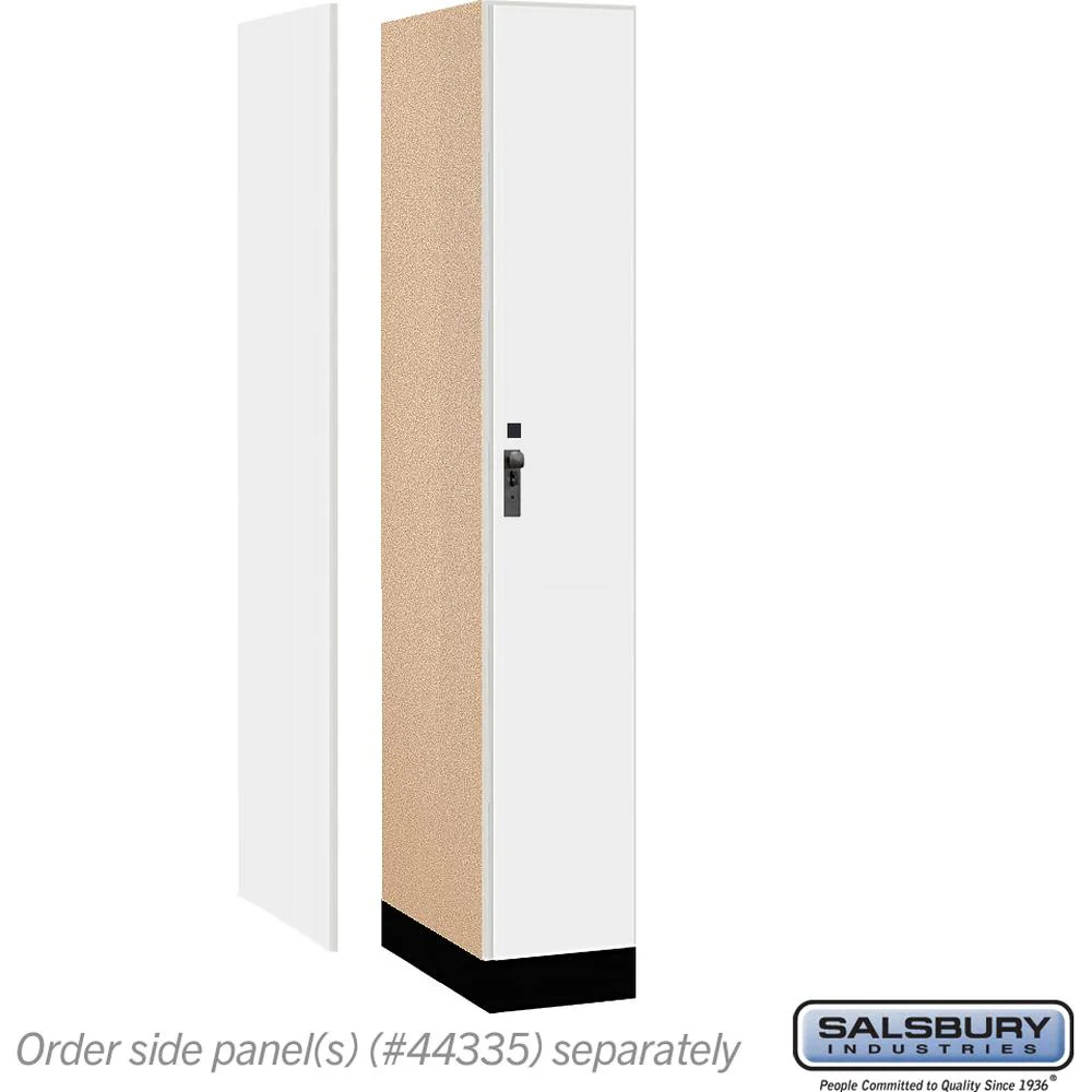 12" Wide Premier Wood Locker - Single Tier - 1 Wide - 6 Feet High - 21" Deep by Salsbury - Image 2