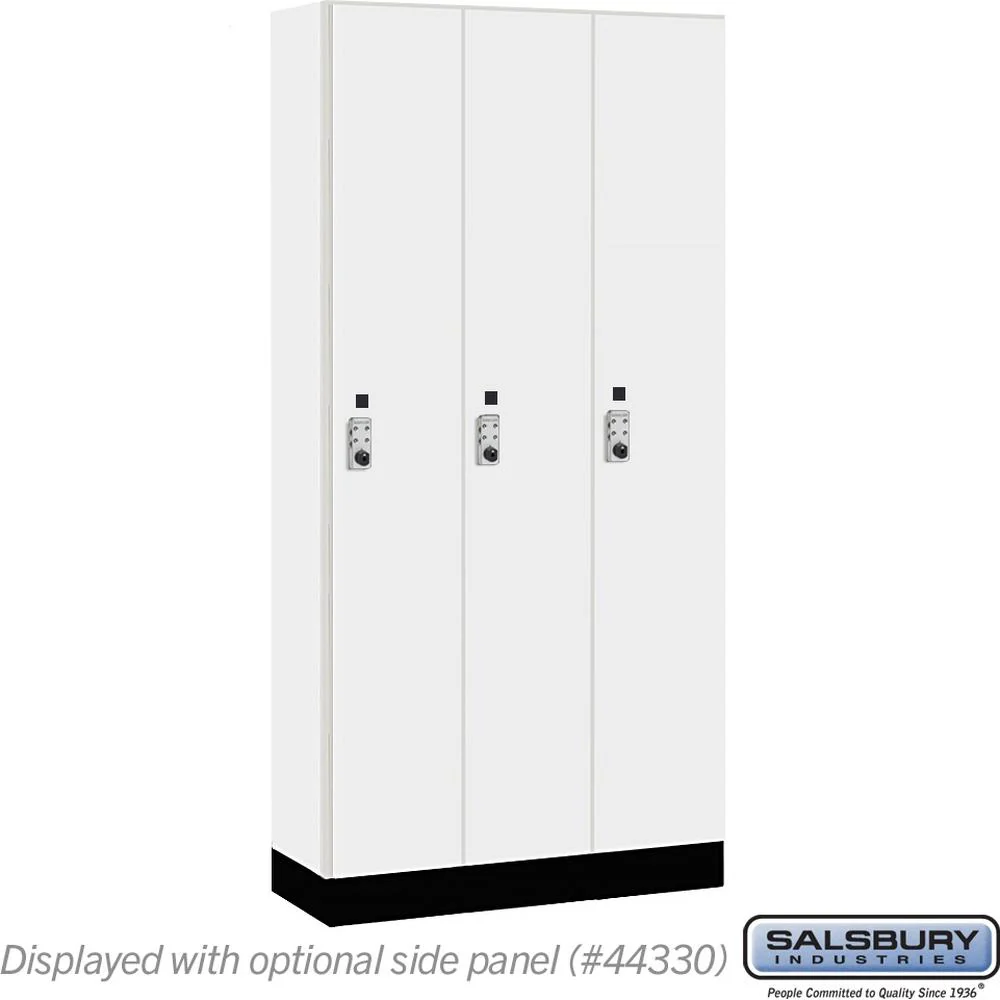 12" Wide Premier Wood Locker - Single Tier - 3 Wide - 6 Feet High - 15" Deep by Salsbury - Image 12