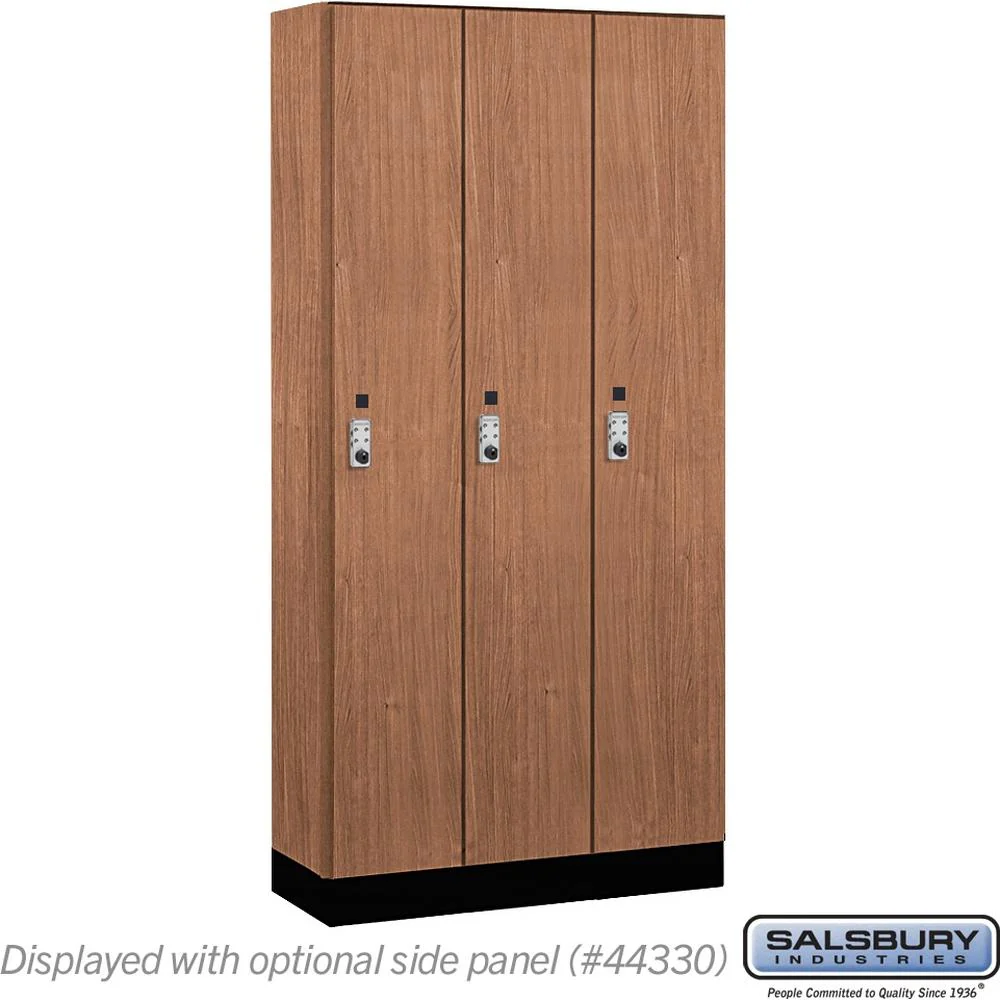 12" Wide Premier Wood Locker - Single Tier - 3 Wide - 6 Feet High - 15" Deep by Salsbury - Image 24