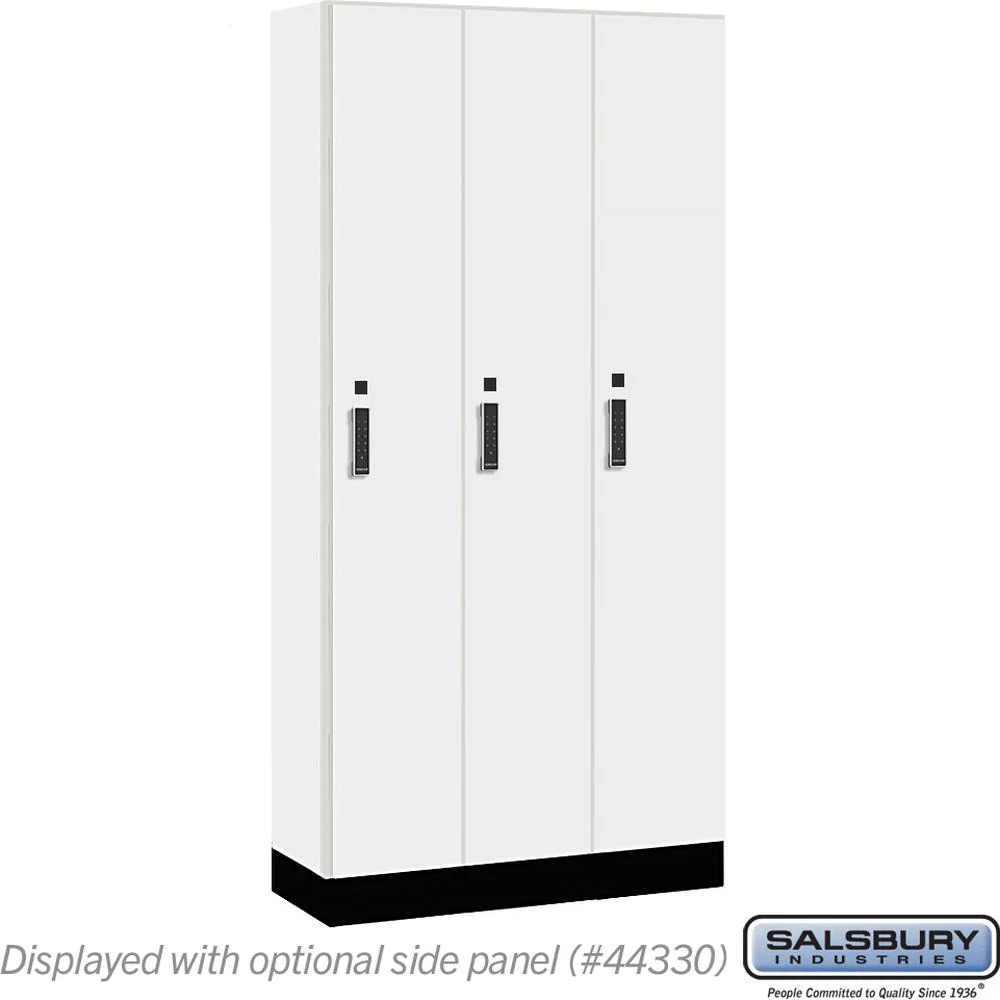 12" Wide Premier Wood Locker - Single Tier - 3 Wide - 6 Feet High - 15" Deep by Salsbury - Image 8