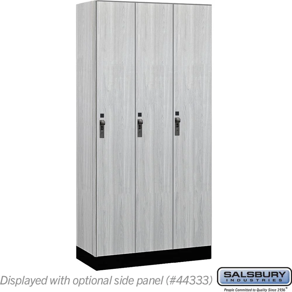 12" Wide Premier Wood Locker - Single Tier - 3 Wide - 6 Feet High - 18" Deep by Salsbury - Image 25