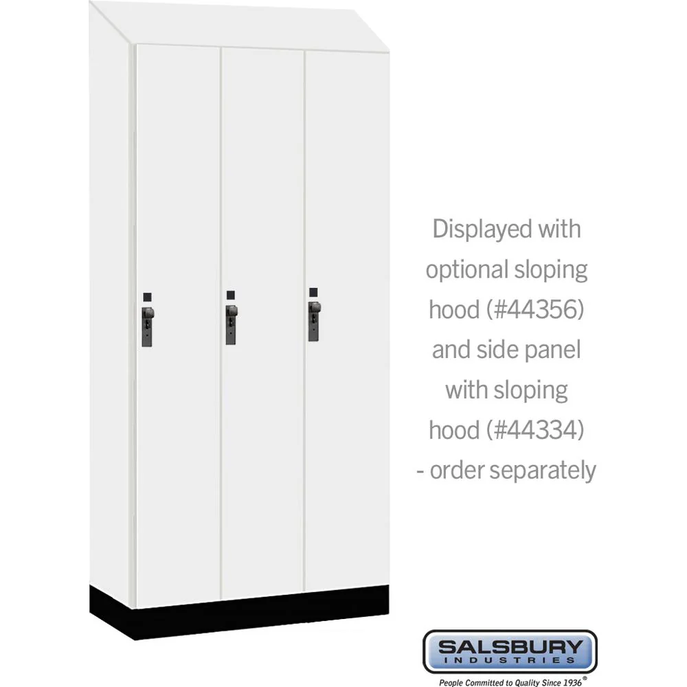 12" Wide Premier Wood Locker - Single Tier - 3 Wide - 6 Feet High - 18" Deep by Salsbury - Image 7