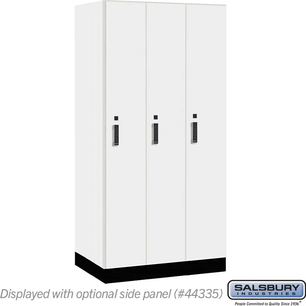12" Wide Premier Wood Locker - Single Tier - 3 Wide - 6 Feet High - 21" Deep by Salsbury - Image 8