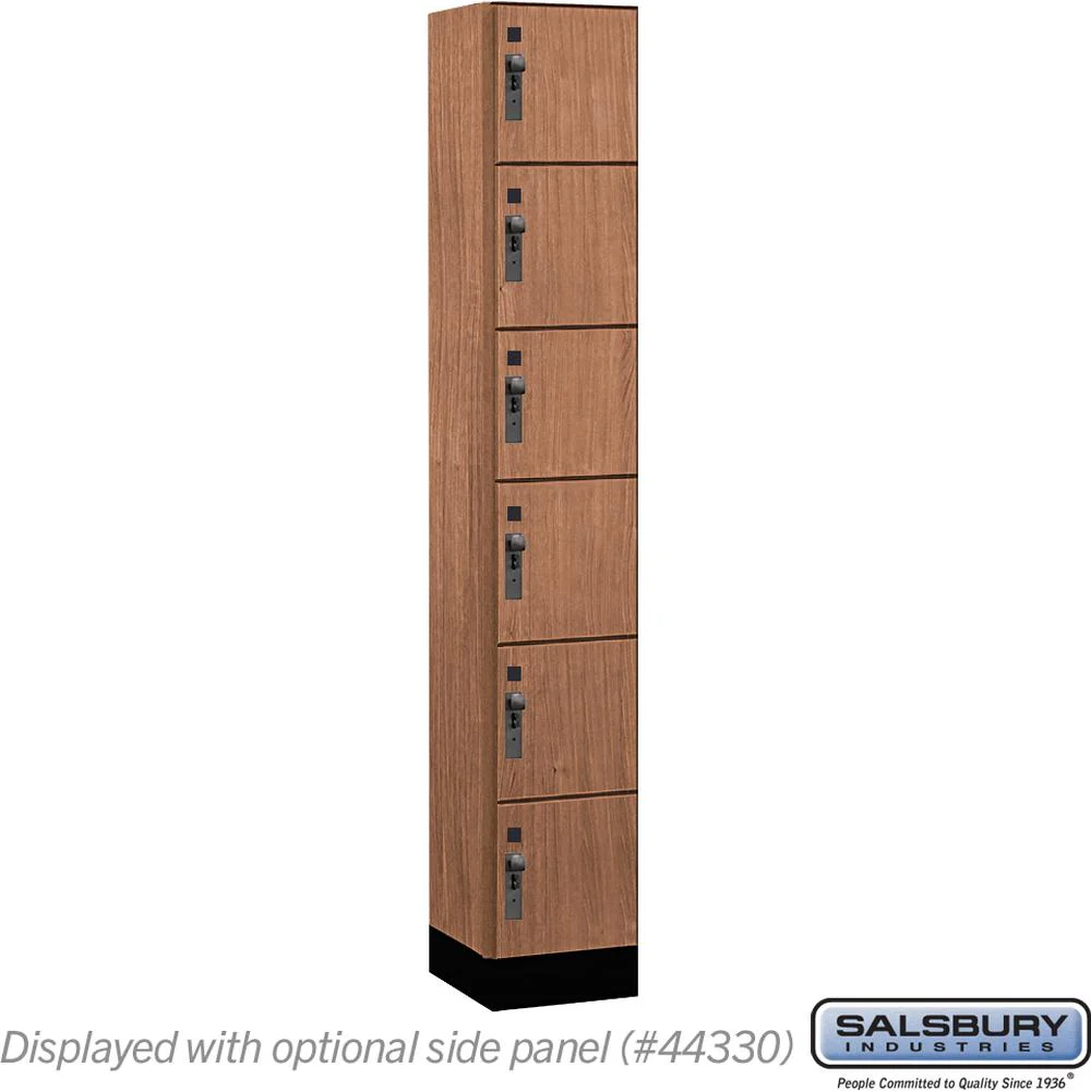 12" Wide Premier Wood Locker - Six Tier Box Style-1 Wide - 6 Feet High - 15" Deep by Salsbury - Image 19