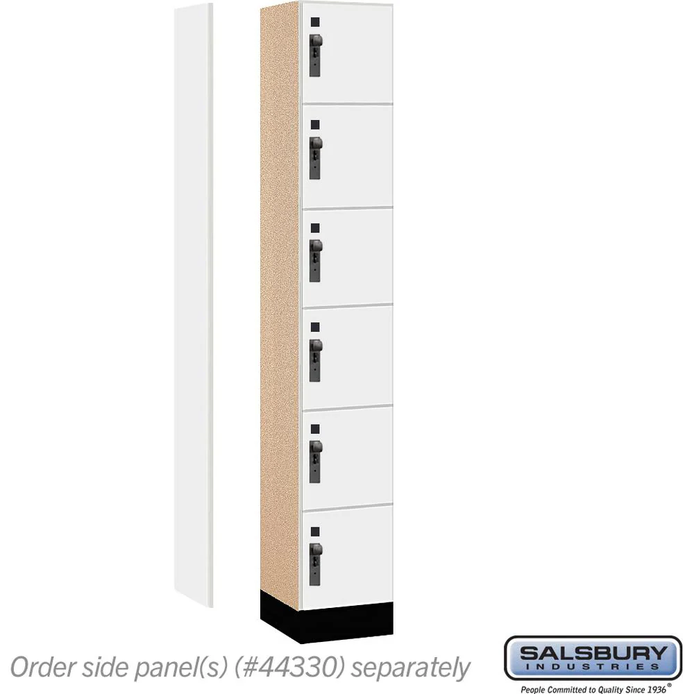 12" Wide Premier Wood Locker - Six Tier Box Style-1 Wide - 6 Feet High - 15" Deep by Salsbury - Image 2