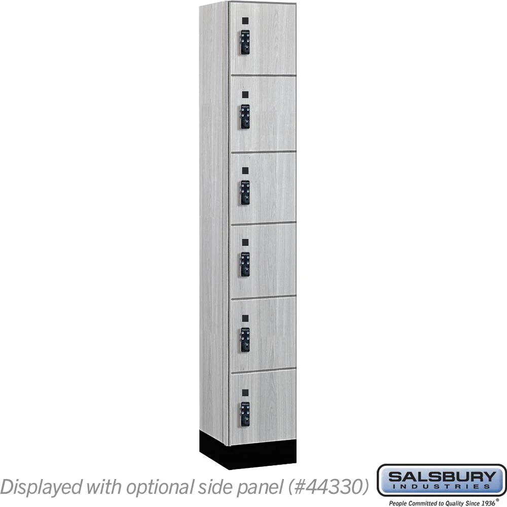 12" Wide Premier Wood Locker - Six Tier Box Style-1 Wide - 6 Feet High - 15" Deep by Salsbury - Image 27