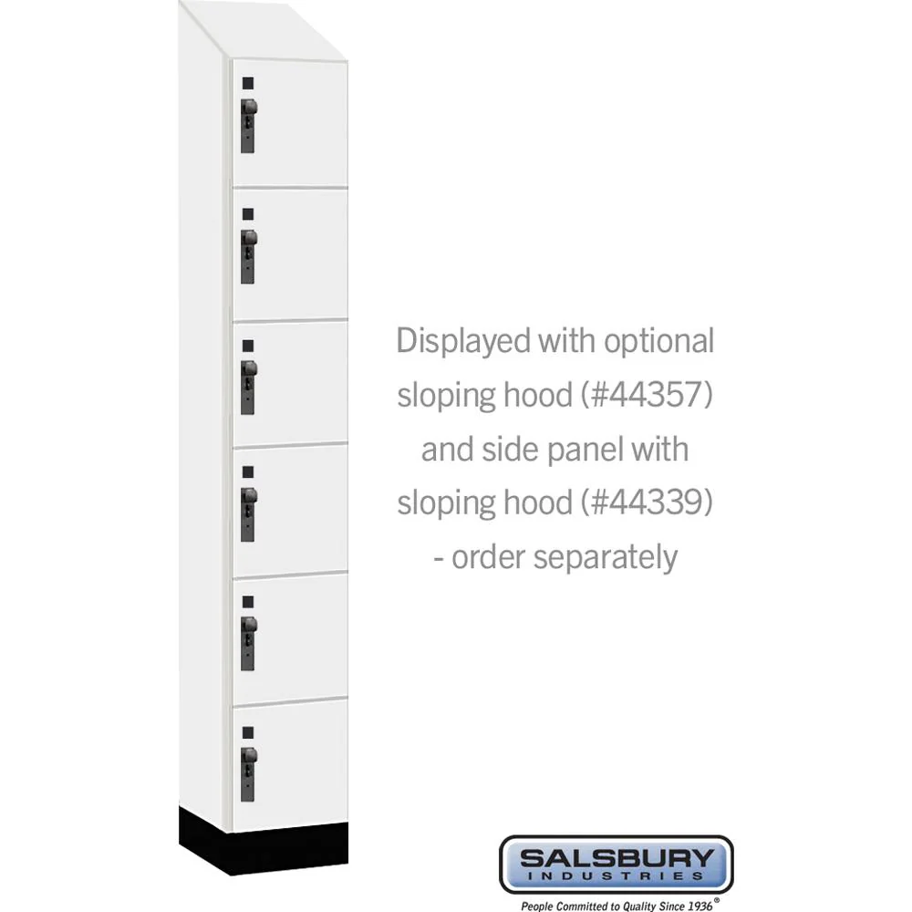 12" Wide Premier Wood Locker - Six Tier Box Style-1 Wide - 6 Feet High - 15" Deep by Salsbury - Image 7
