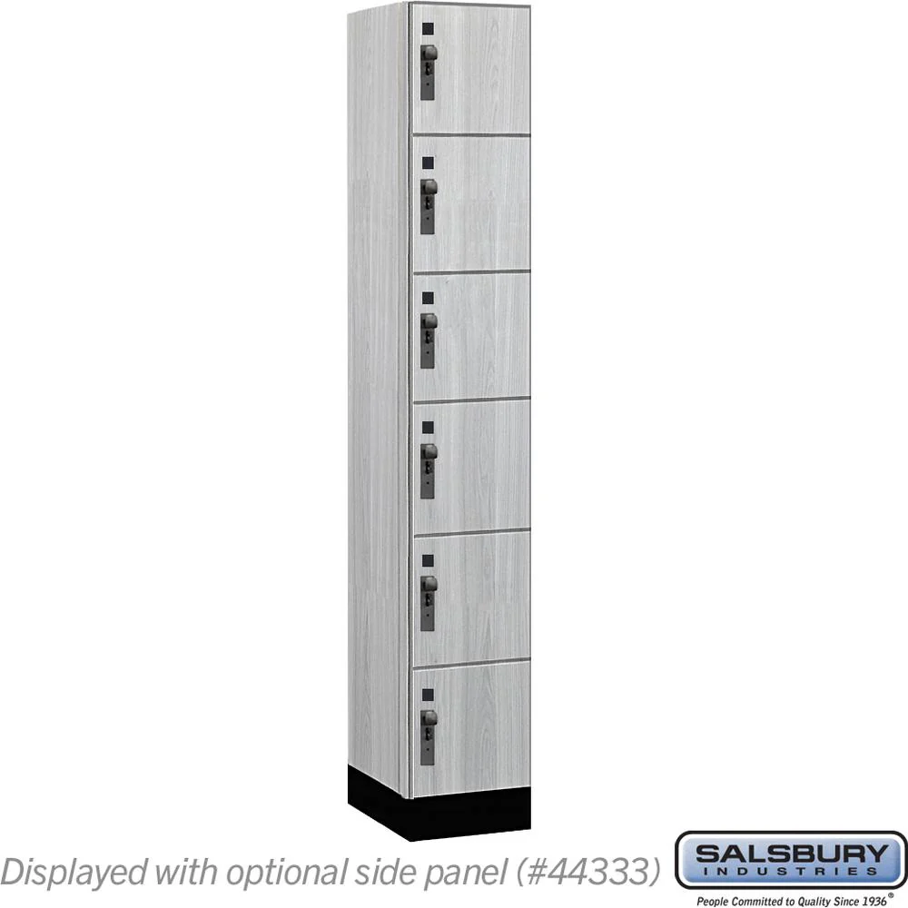12" Wide Premier Wood Locker - Six Tier Box Style-1 Wide - 6 Feet High - 18" Deep by Salsbury - Image 25