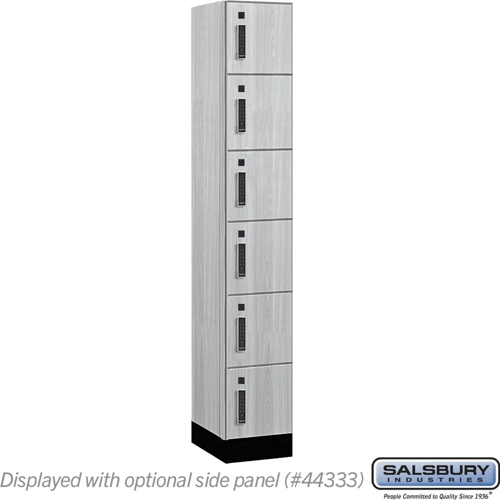12" Wide Premier Wood Locker - Six Tier Box Style-1 Wide - 6 Feet High - 18" Deep by Salsbury - Image 26
