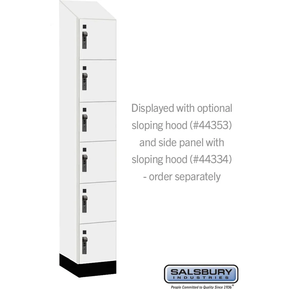 12" Wide Premier Wood Locker - Six Tier Box Style-1 Wide - 6 Feet High - 18" Deep by Salsbury - Image 7