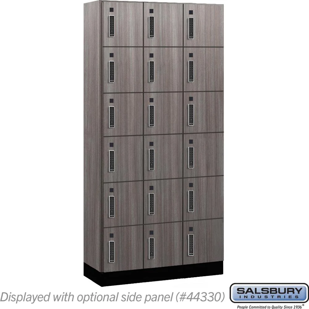 12" Wide Premier Wood Locker - Six Tier Box Style-3 Wide - 6 Feet High - 15" Deep by Salsbury - Image 32