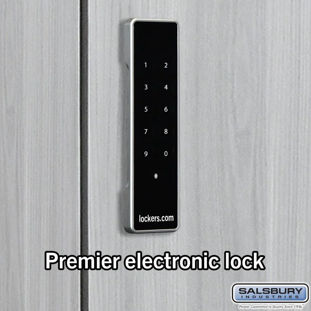 12" Wide Premier Wood Locker - Six Tier Box Style-3 Wide - 6 Feet High - 15" Deep by Salsbury - Image 5