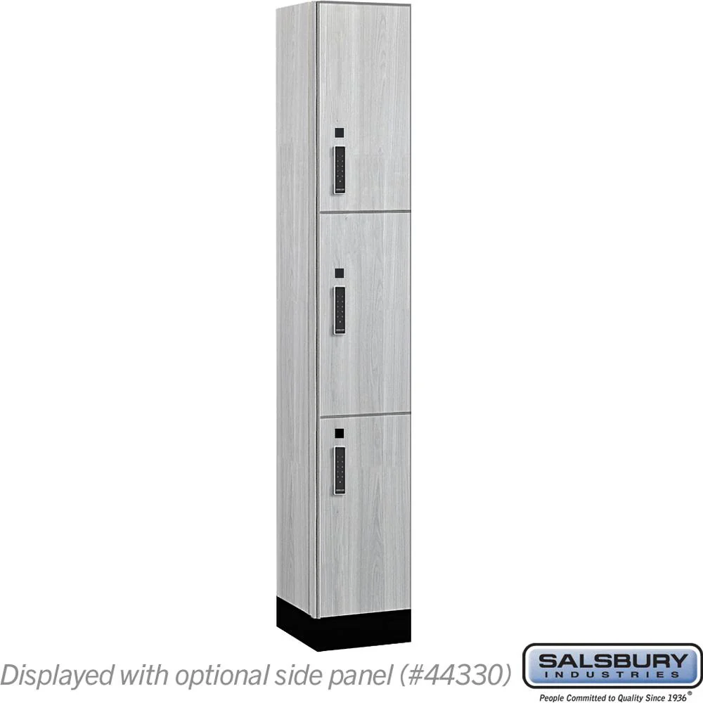 12" Wide Premier Wood Locker - Triple Tier-1 Wide - 6 Feet High - 15" Deep by Salsbury - Image 26