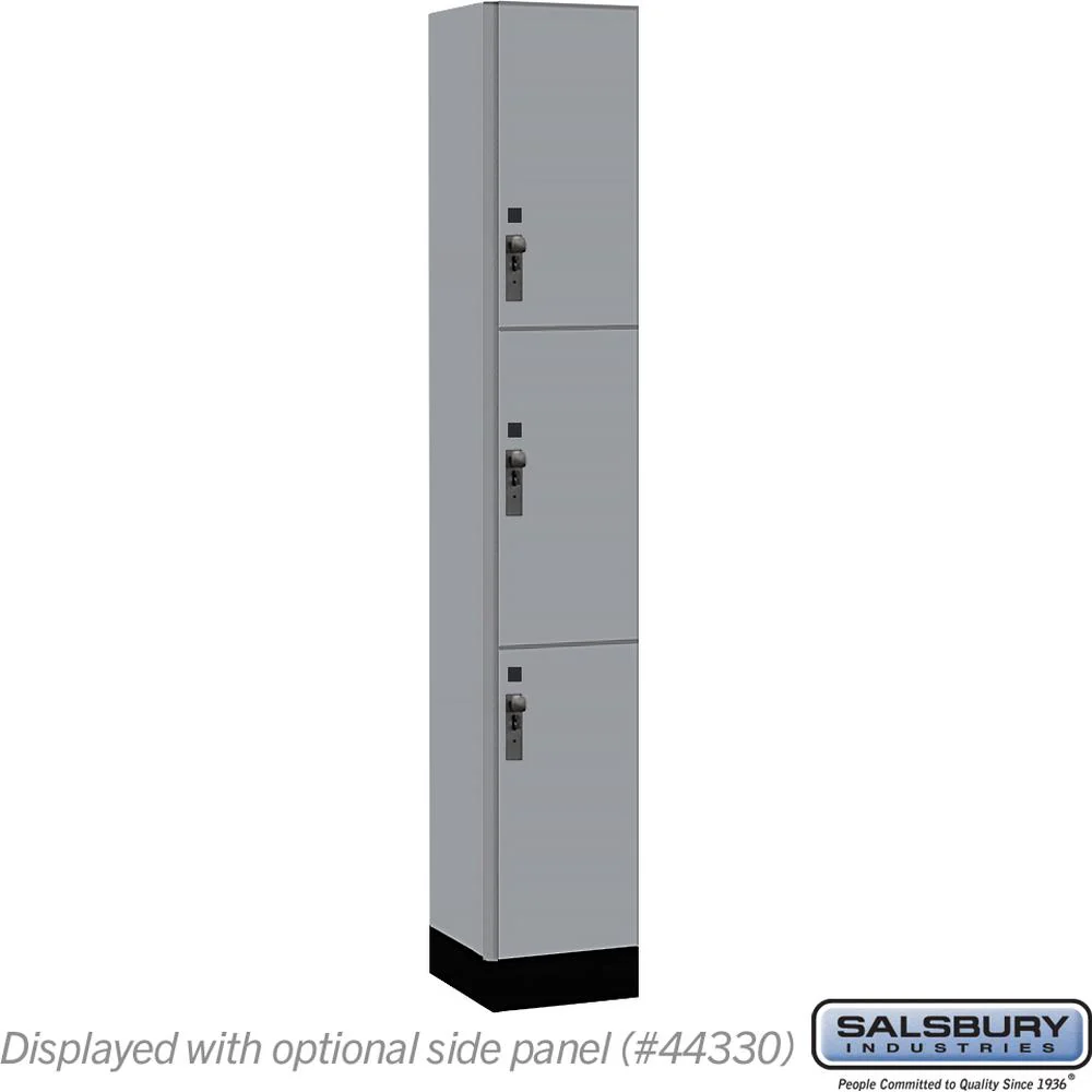 12" Wide Premier Wood Locker - Triple Tier-1 Wide - 6 Feet High - 15" Deep by Salsbury - Image 37