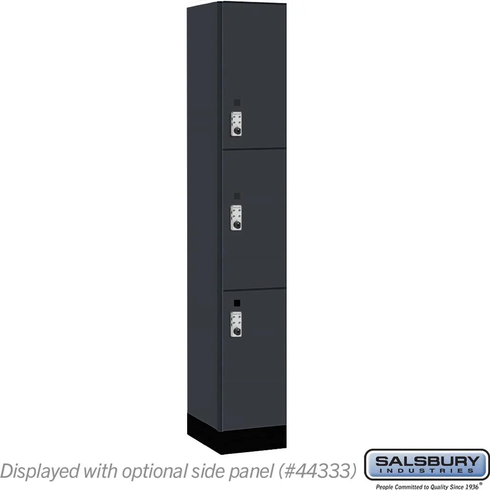 12" Wide Premier Wood Locker - Triple Tier-1 Wide - 6 Feet High - 18" Deep by Salsbury - Image 18