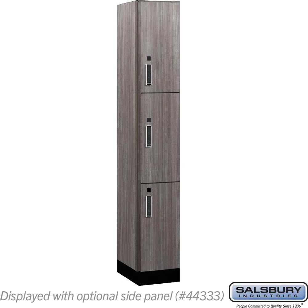 12" Wide Premier Wood Locker - Triple Tier-1 Wide - 6 Feet High - 18" Deep by Salsbury - Image 32