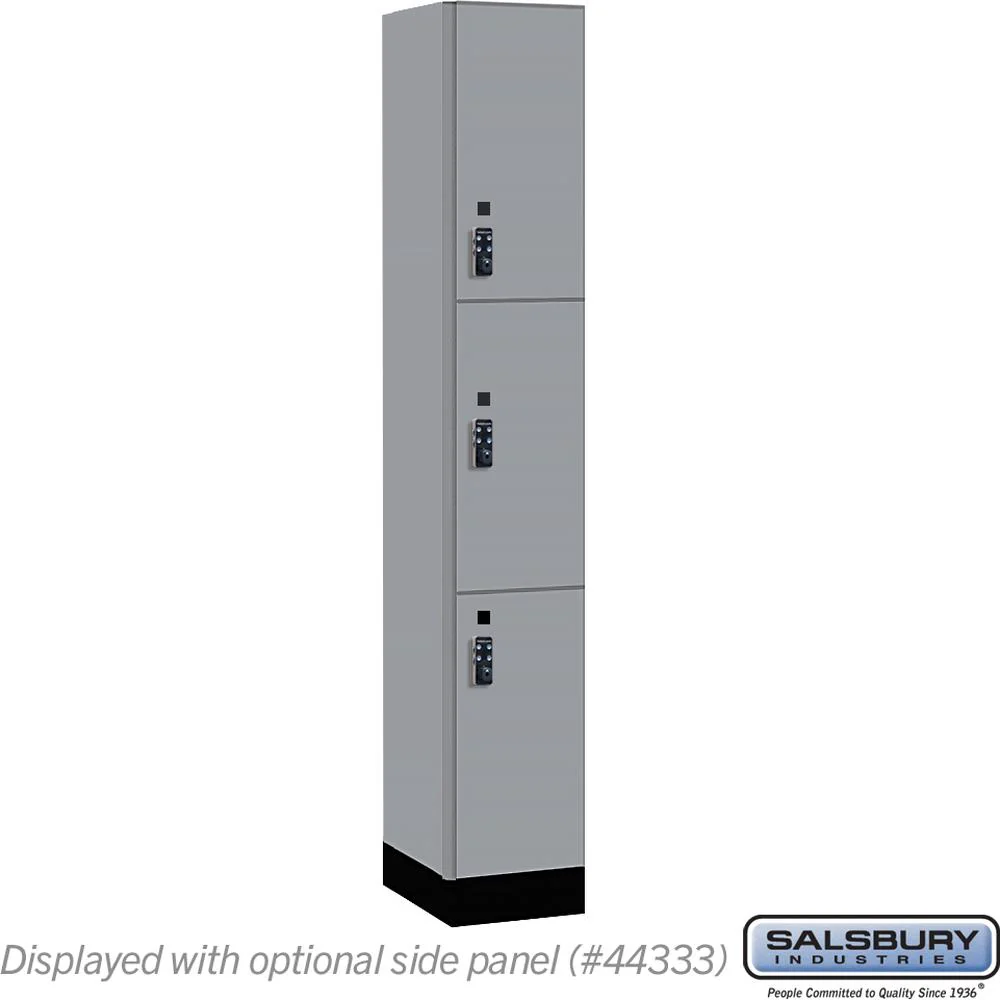 12" Wide Premier Wood Locker - Triple Tier-1 Wide - 6 Feet High - 18" Deep by Salsbury - Image 39